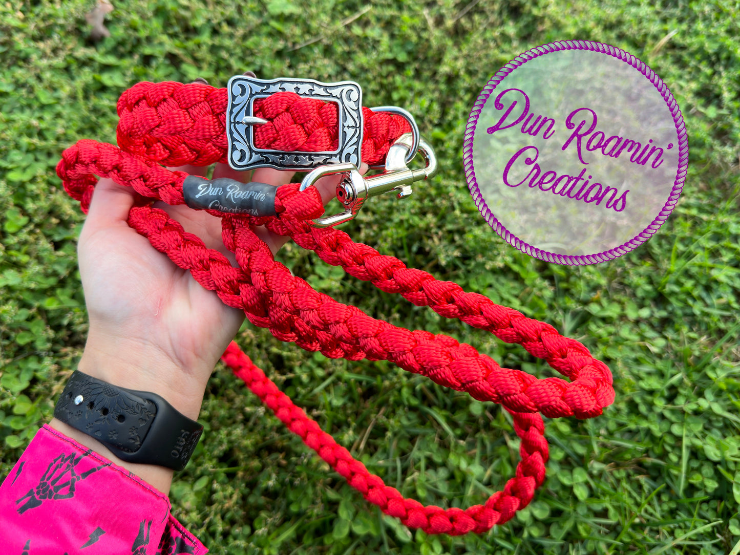 Mule Tape Dog Collar & Matching Leash