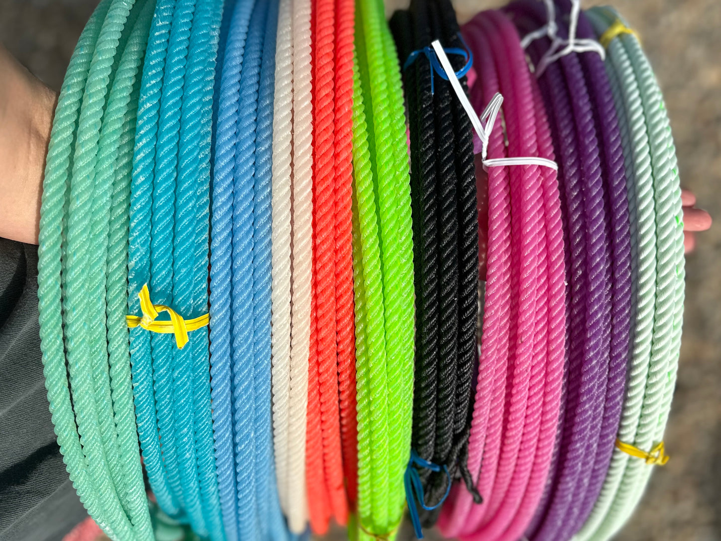 *CUSTOM ORDER* Lariat Rope Nose Tie Down with Strap