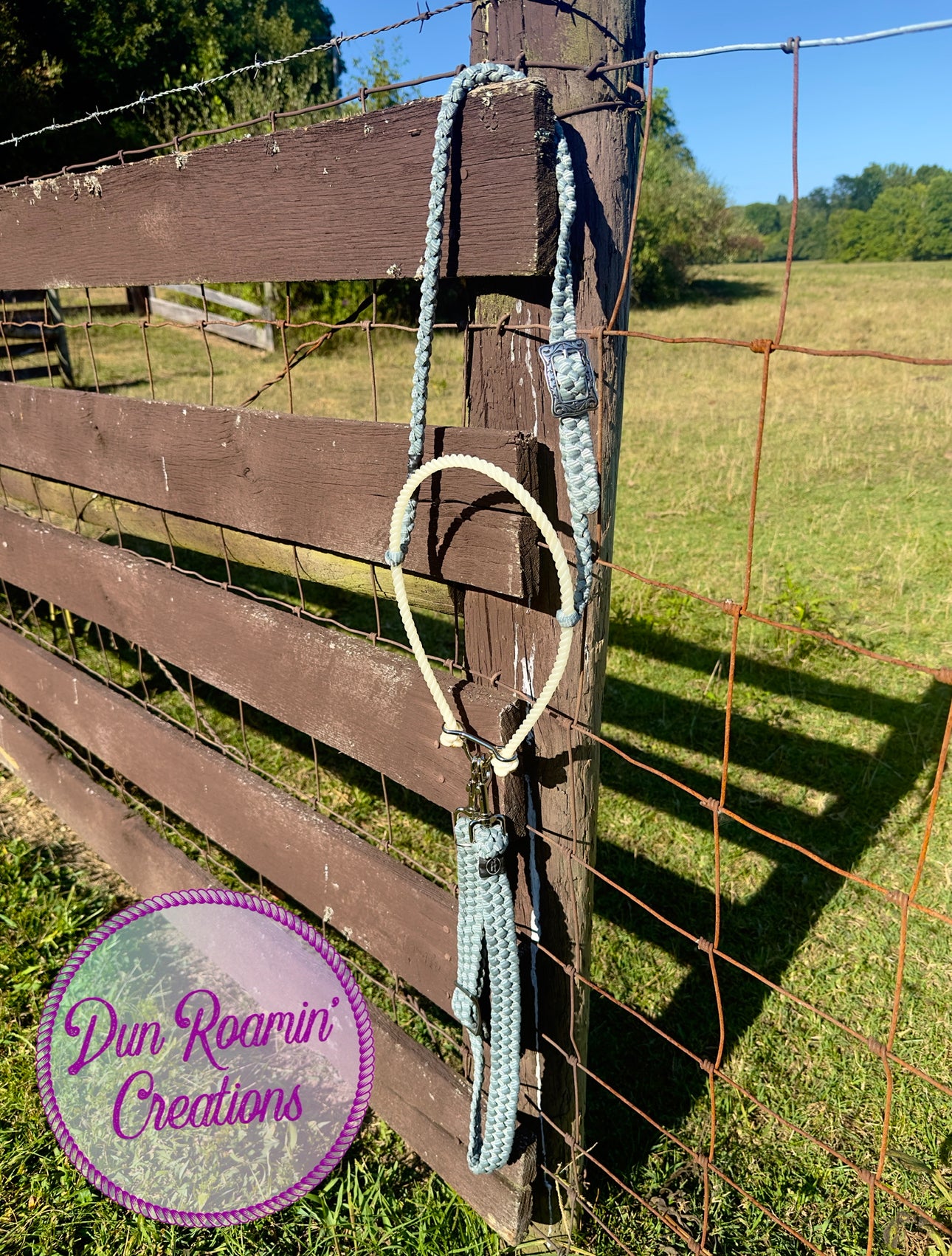 *CUSTOM ORDER* Lariat Rope Nose Tie Down with Strap