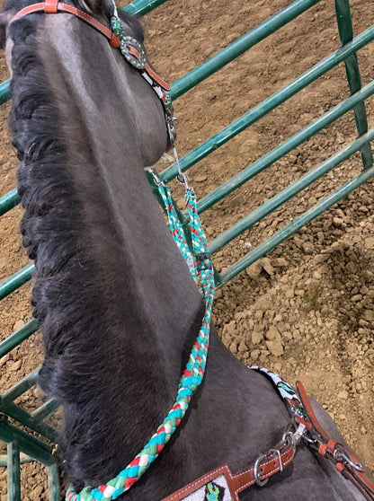 *CUSTOM ORDER* Knotted Barrel Reins