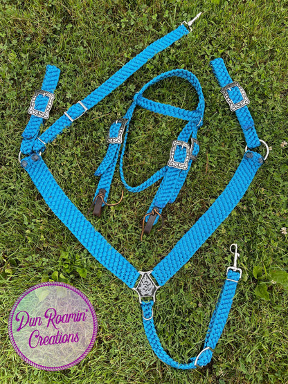 *CUSTOM ORDER* Browband Headstall w/ Throatlatch