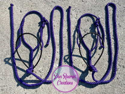 *CUSTOM ORDER* Lariat Rope Nose Mule Tape Halter