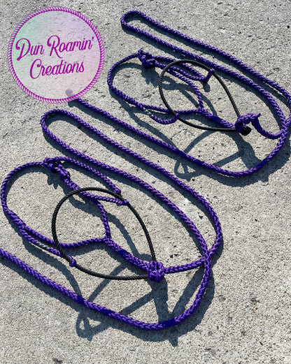 *CUSTOM ORDER* Lariat Rope Nose Mule Tape Halter