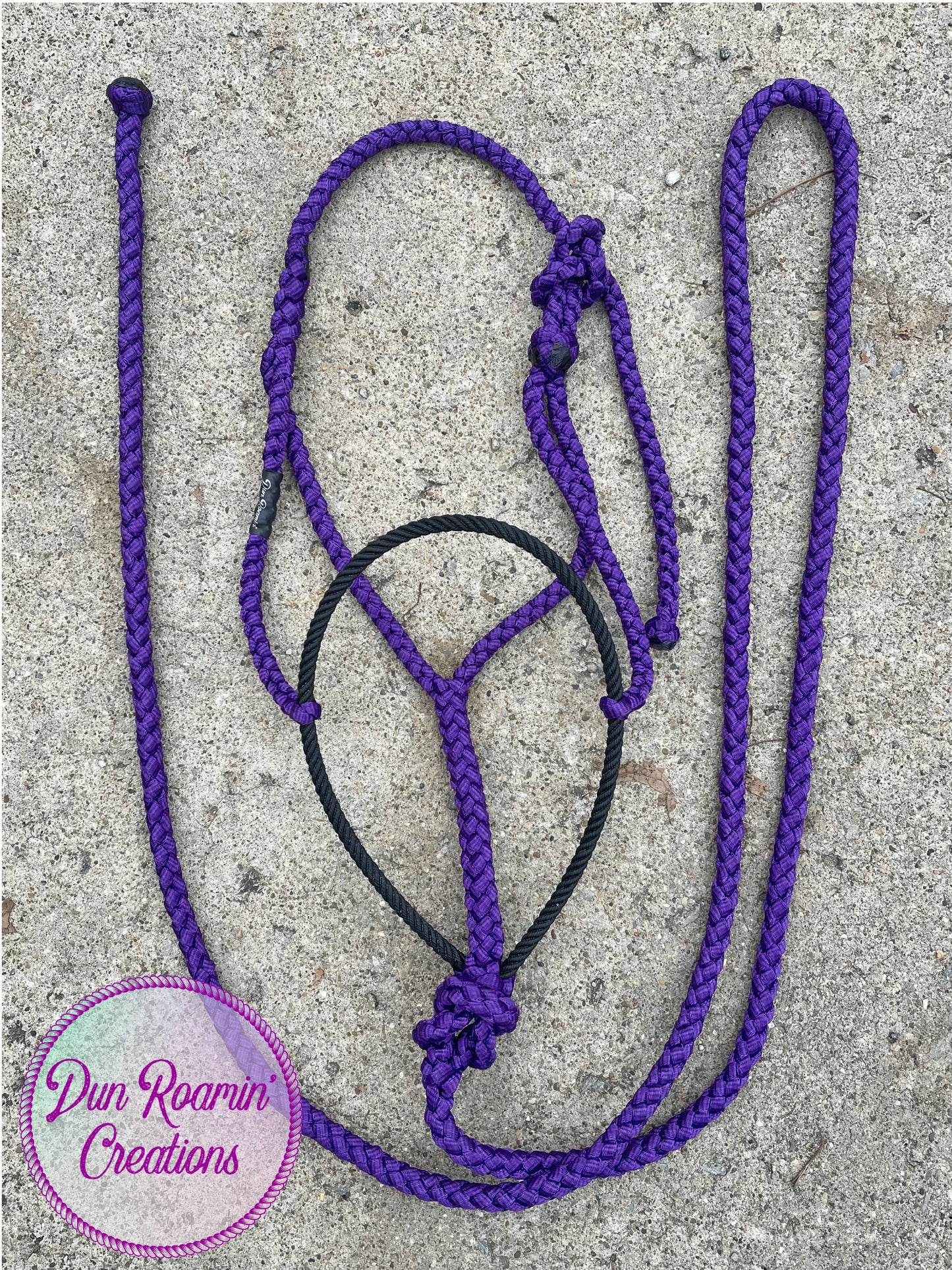 *CUSTOM ORDER* Lariat Rope Nose Mule Tape Halter