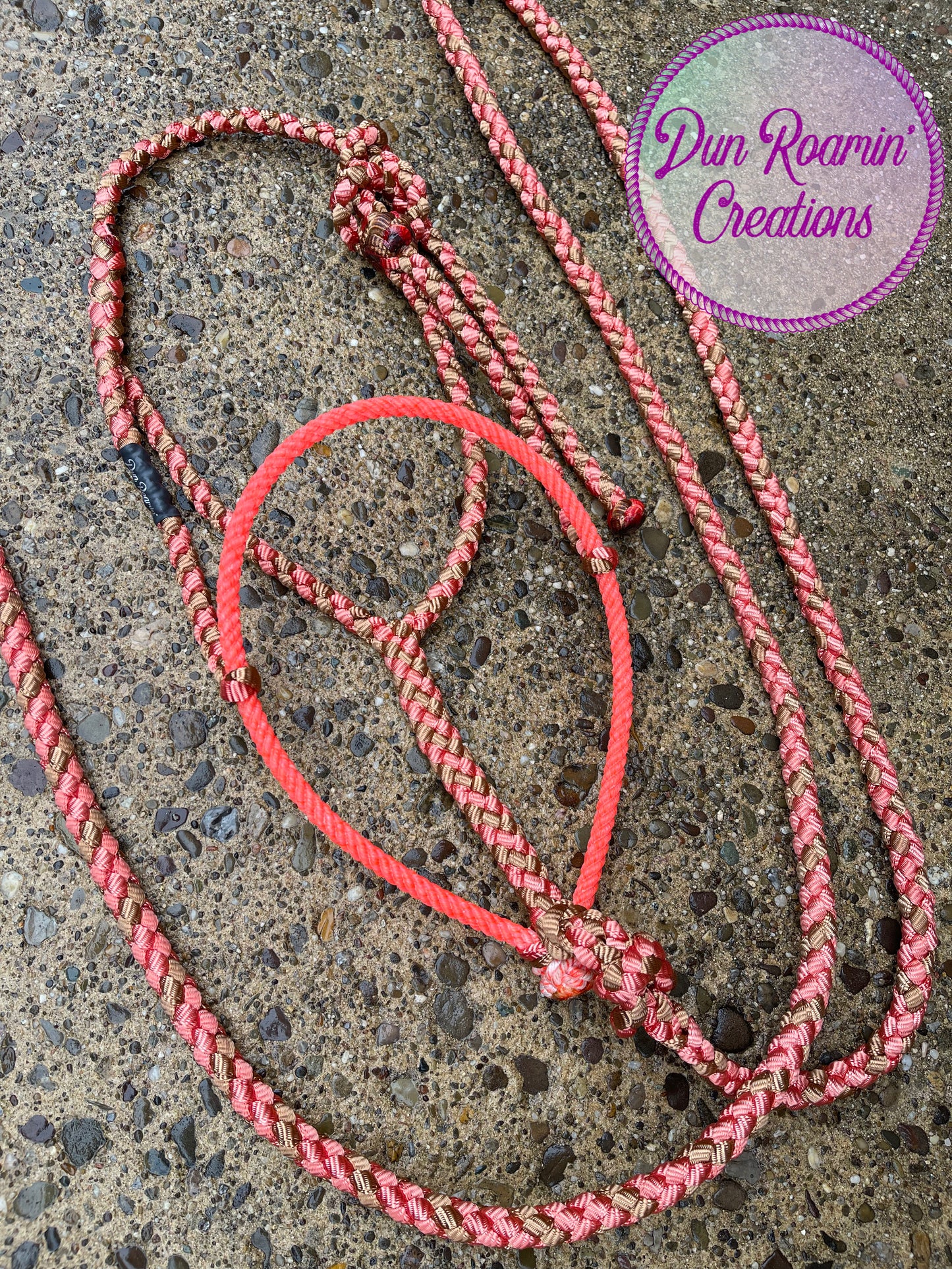 *CUSTOM ORDER* Lariat Rope Nose Mule Tape Halter