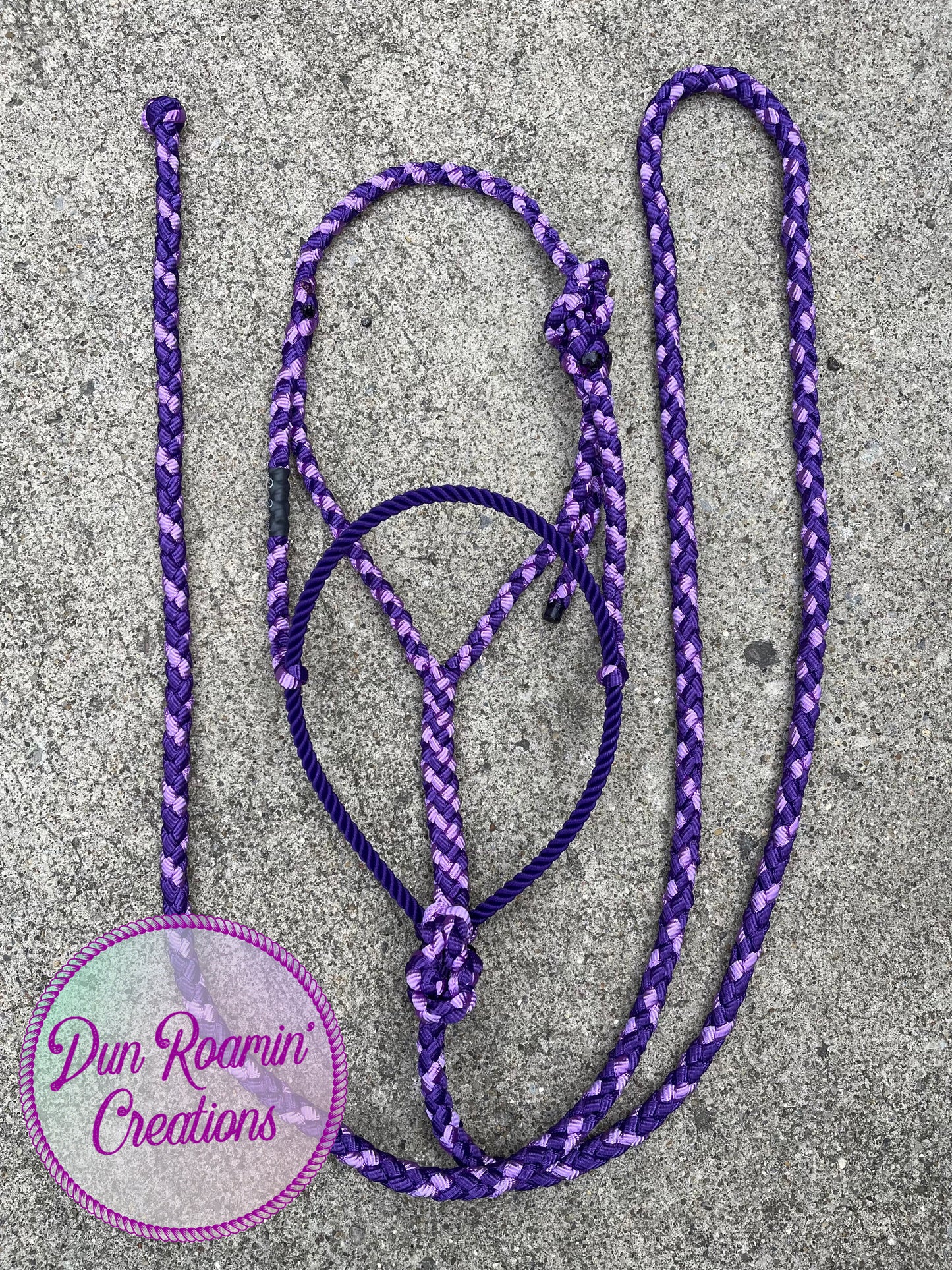 *CUSTOM ORDER* Lariat Rope Nose Mule Tape Halter