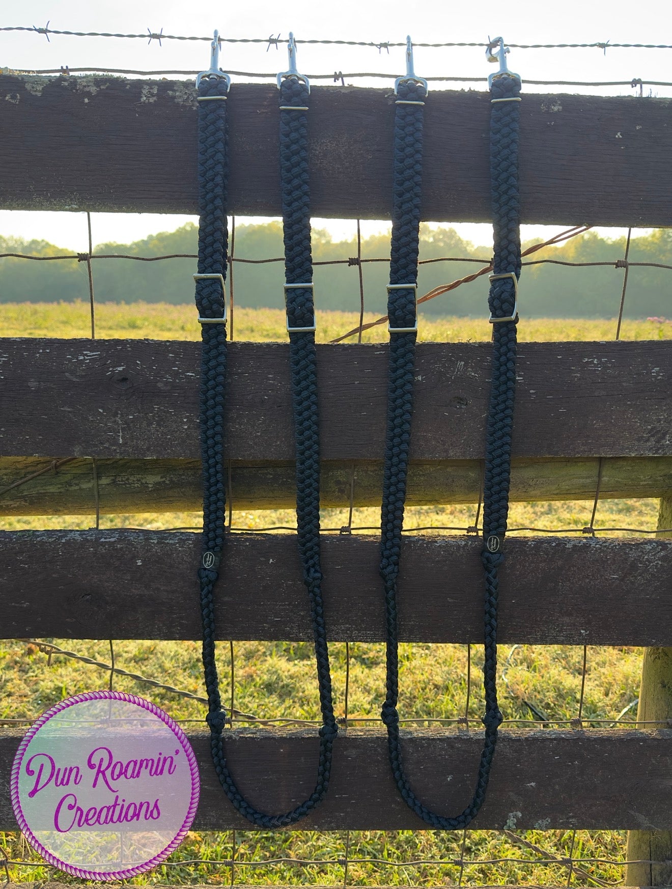 *CUSTOM ORDER* Knotted Barrel Reins